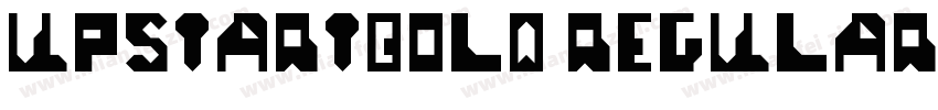 UpStartBold Regular字体转换